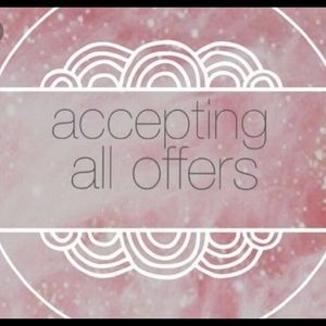 All reasonable offers accepted!